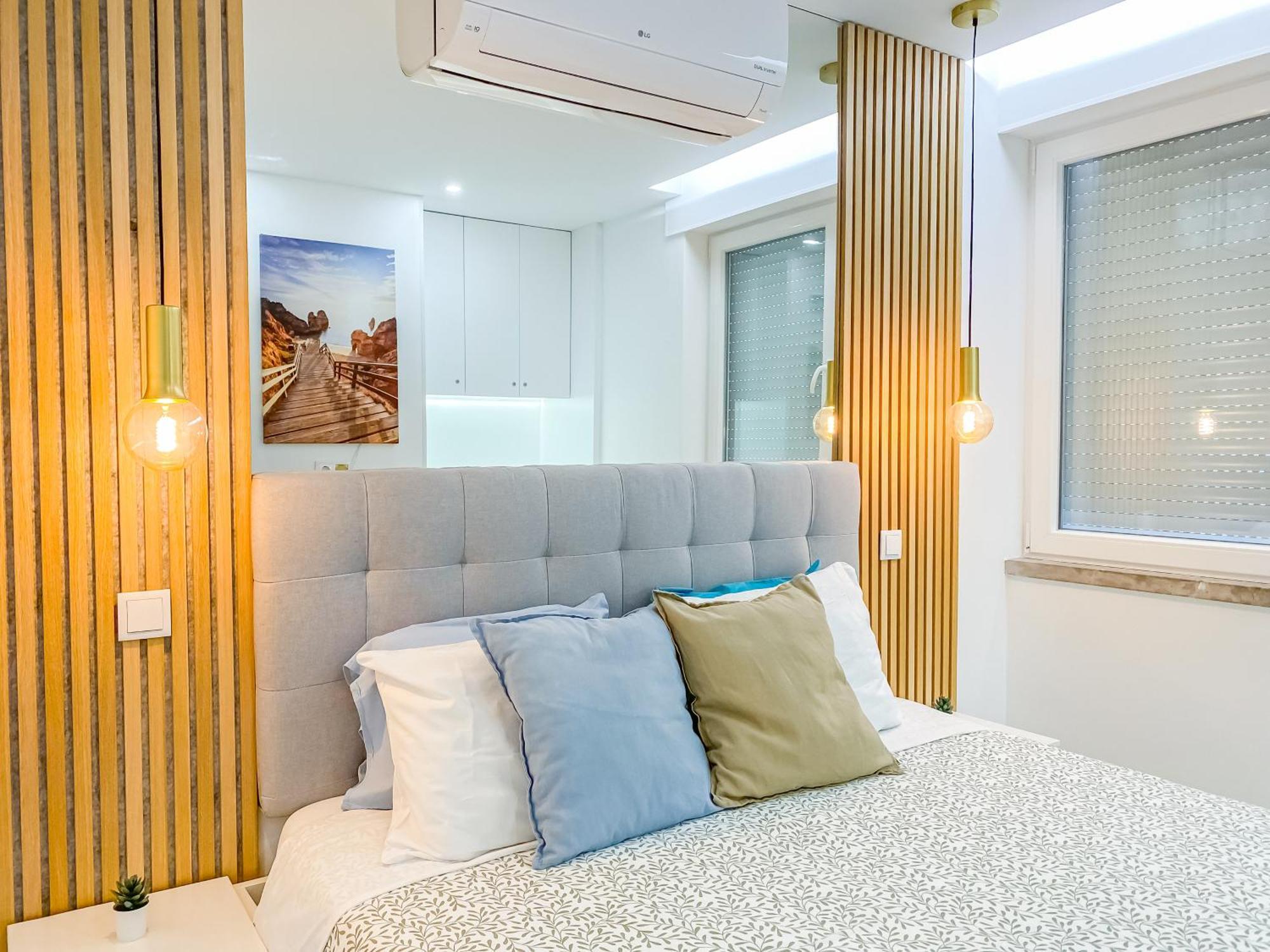 Luxury 2 Min Beach With Balcony, Ocean View, Wifi, Ac, Smarttv Portimão Exteriér fotografie